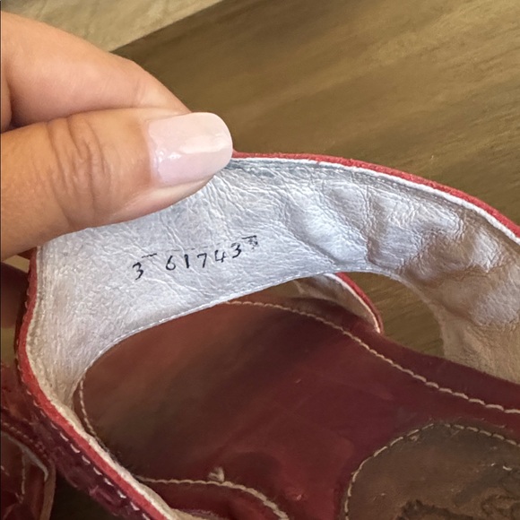 Freebird Sage Sandals Red Size 9 - Picture 8 of 14